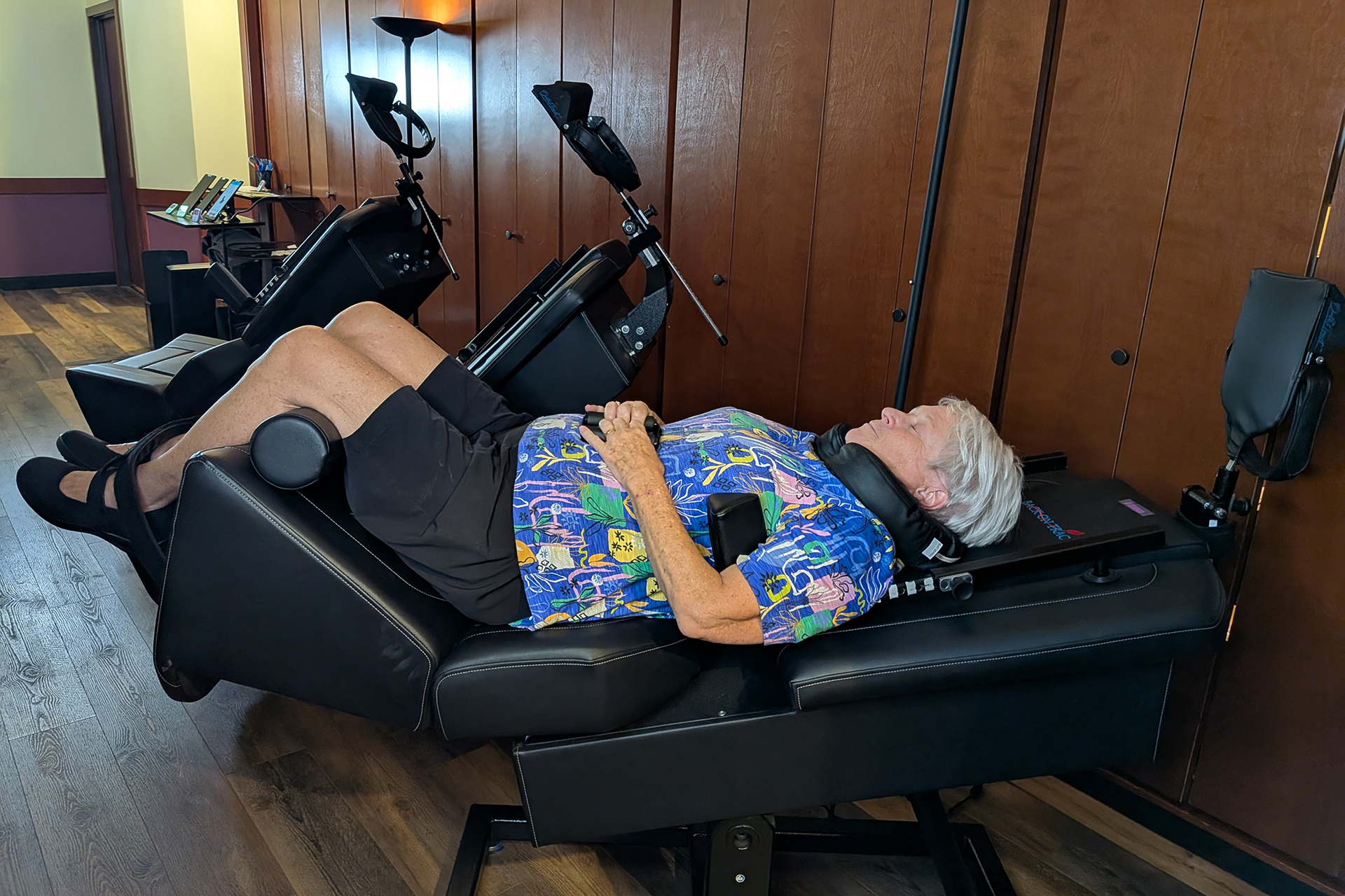 Massage therapy room.